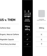 Suplemento de cafeína Kaged 100mg, sin nervios, 100 pastillas