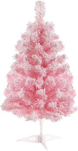 Árbol de Navidad Artificial 2FT Mini con Base Plástica Flocked