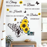 Vinilo Decorativo Inspirational 'Be Strong', 11.5 x 0.6 in