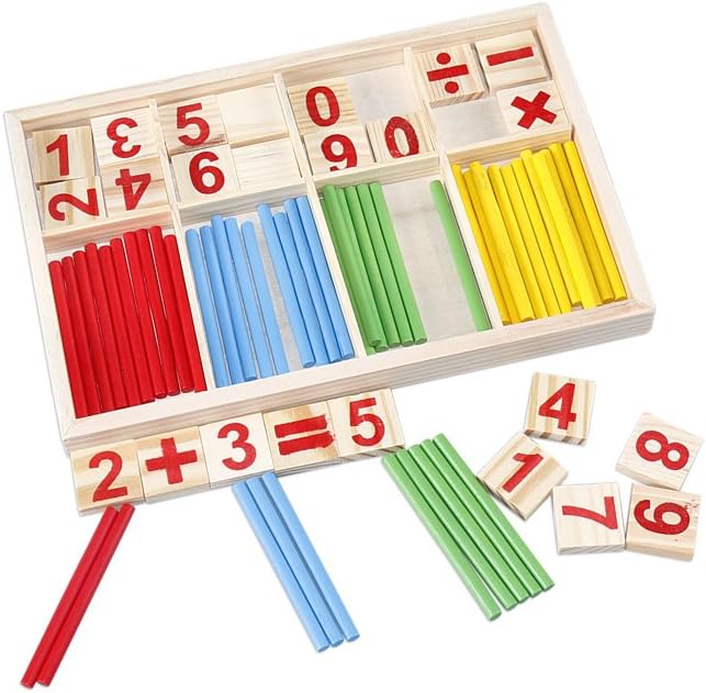 Juguete Educativo de Cálculo Alytimes con Varillas y Números