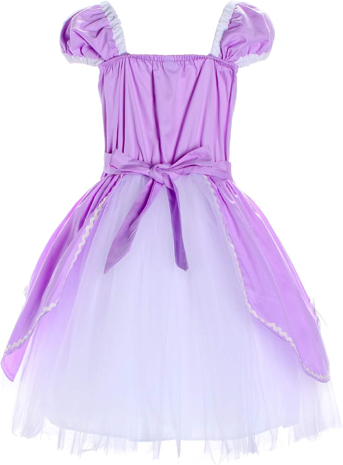 Disfraz de princesa para niña violeta de 3 a 4 años