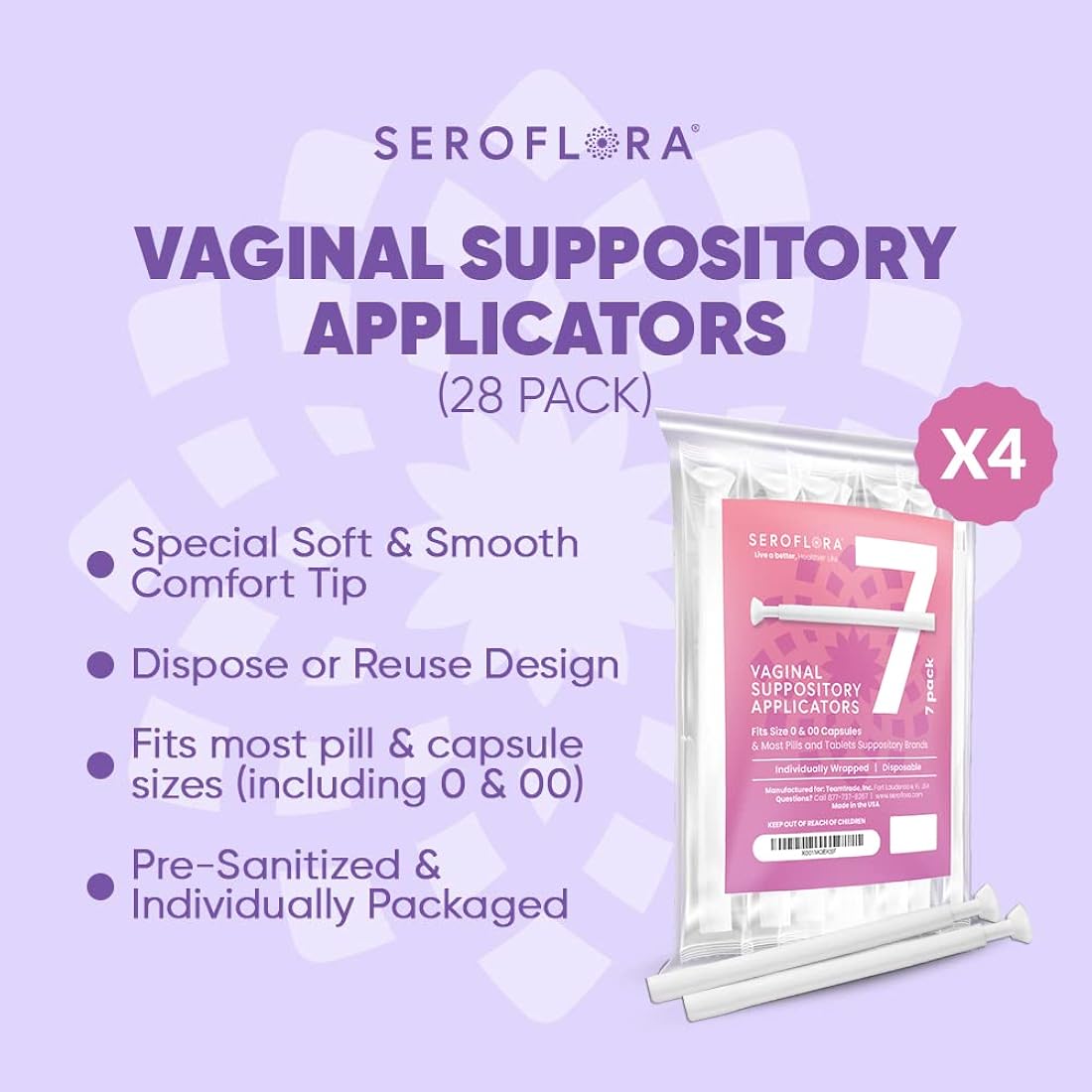 Suplementos Alimenticios paquete de 28 aplicadores para mujer