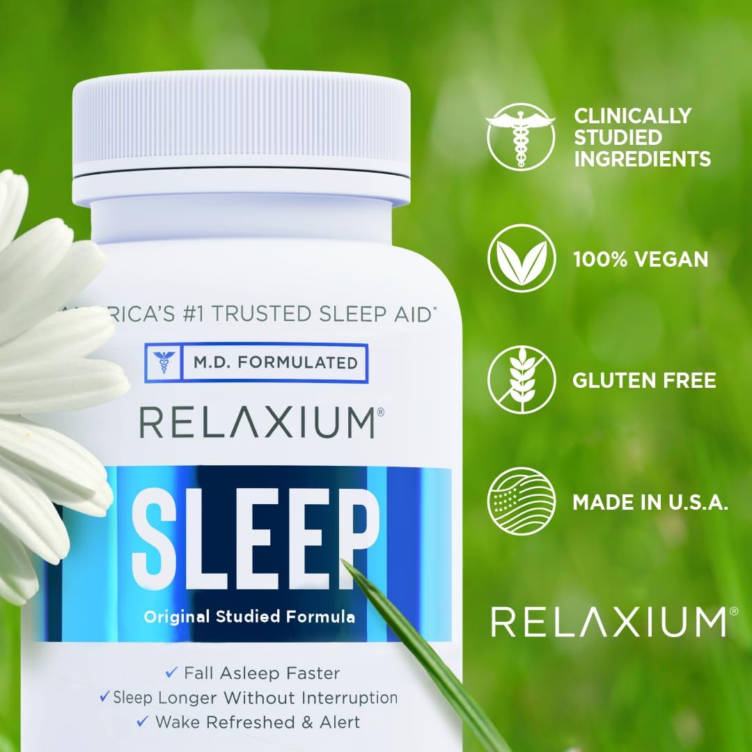 Suplemento Relaxium Ayuda para dormir alivio del estrés