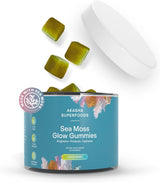 Sea Moss Glow Gummies, Vitaminas para Cabello y Piel, 60 und