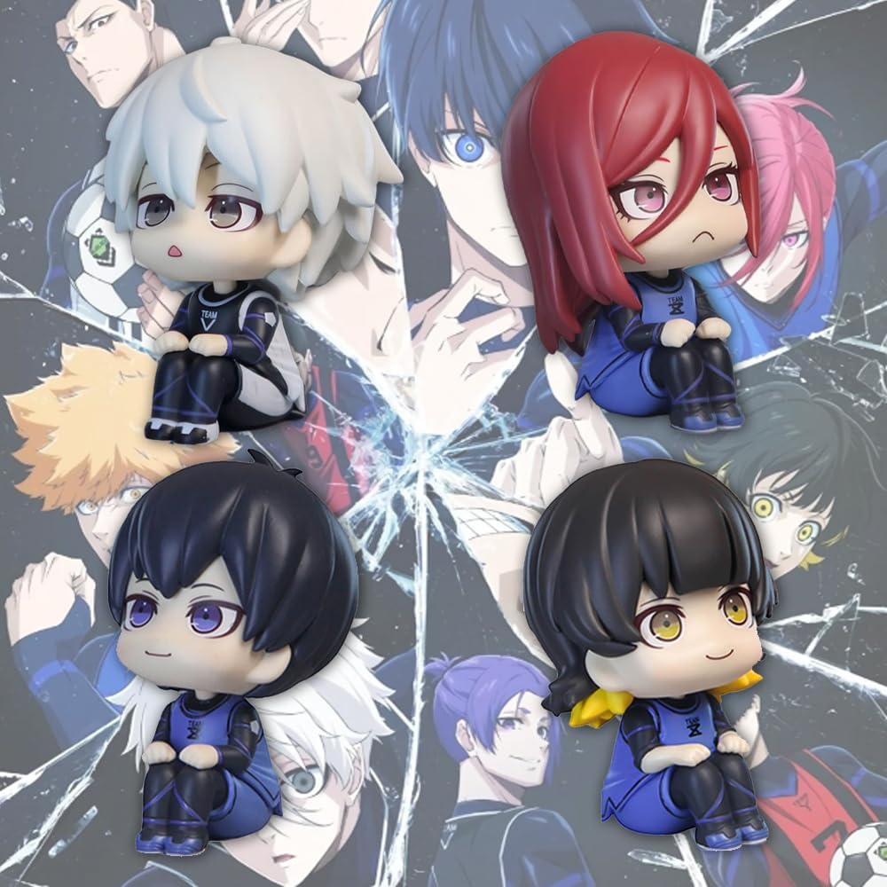 Figuras de Acción Anime Bachira Meguru, Isagi Yoichi, Chigiri Hyoma
