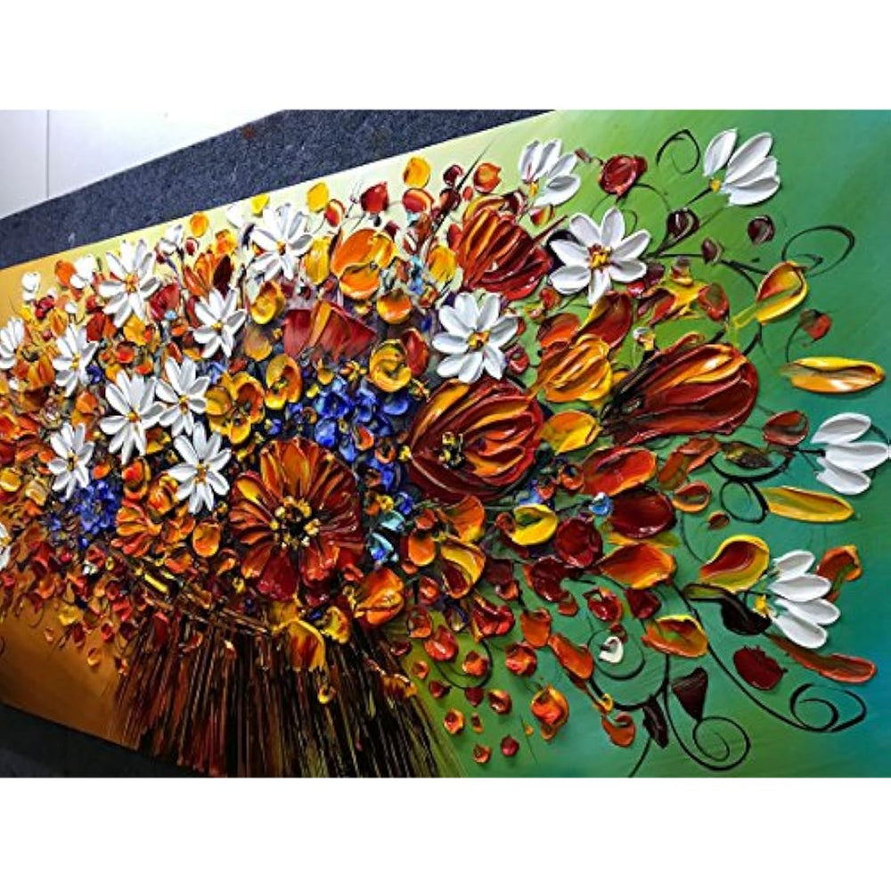 Pinturas 24x48 pulgadas al óleo Pintura 3D Pintado a mano