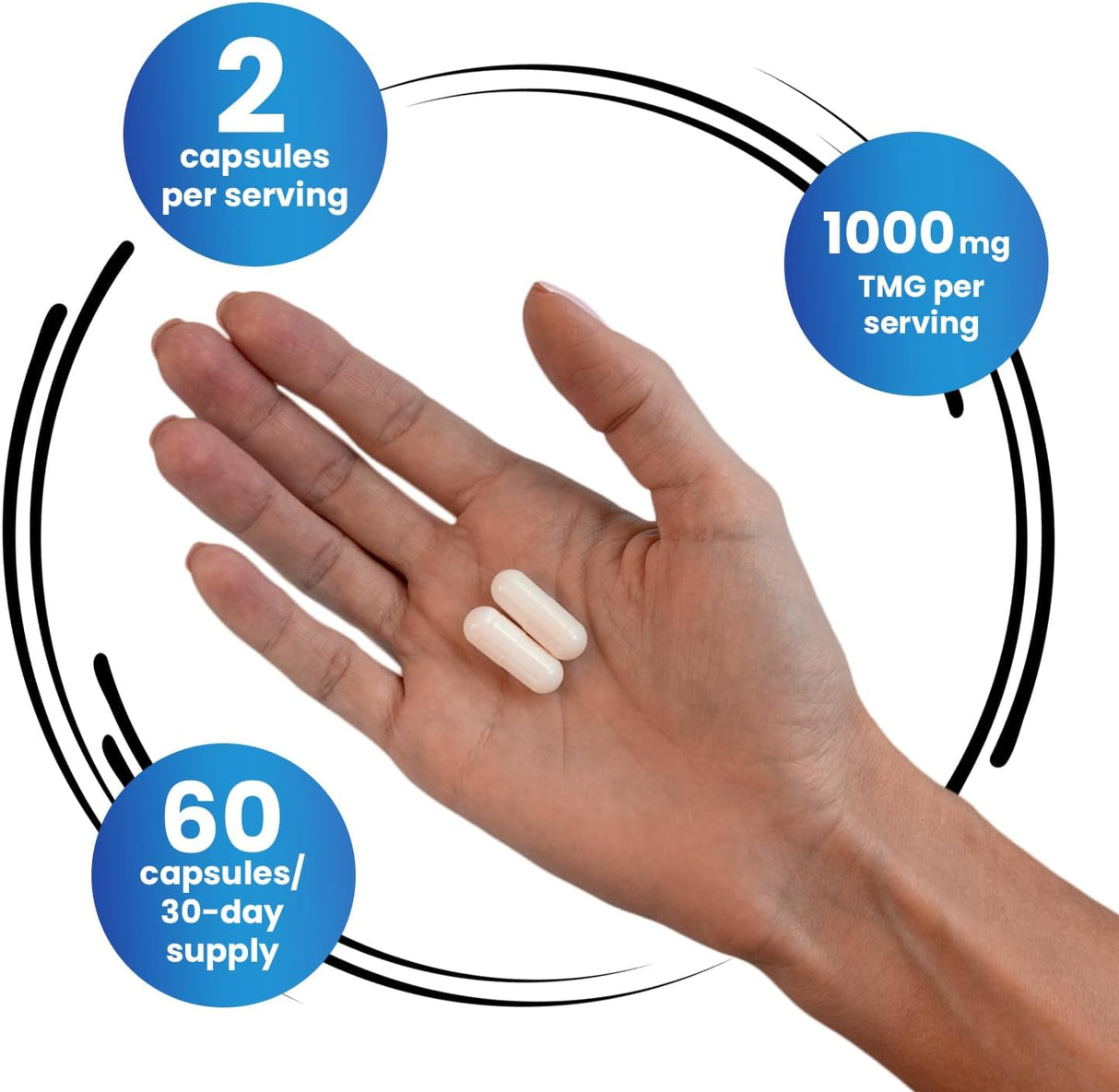 Suplemento GENEX 1000mg TMG pack 3  Betaína anhidra hepático