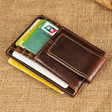 Le'aokuu - Billetera para tarjetas crédito con imán y clip