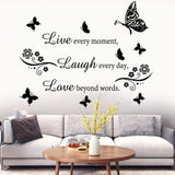 Vinilo Decorativo Frase Motivacional para el Hogar - Modelo 2023