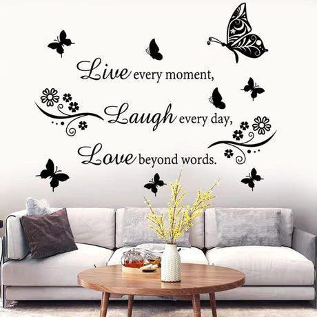 Vinilo Decorativo Frase Motivacional para el Hogar - Modelo 2023