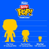 Funko Bitty Pop! TMNT 4-Pack: Leonardo, Michelangelo, April, Chase