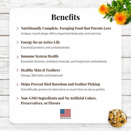Alimento para loros Nutri-Berries