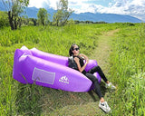 WEKAPO Tumbona inflable de aire sofá hamaca, portátil