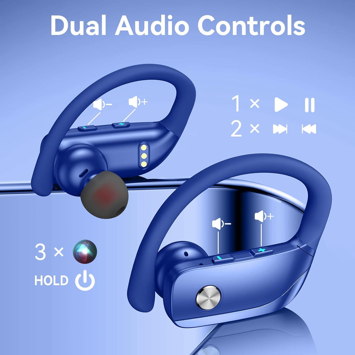 Auriculares Inalámbricos Bmani, 48hrs, con Micrófono, Modelo XYZ