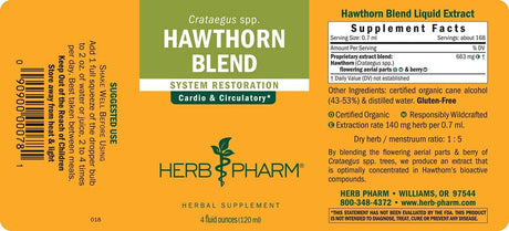 Suplemento Herb Extracto líquido para apoyo cardiovascular