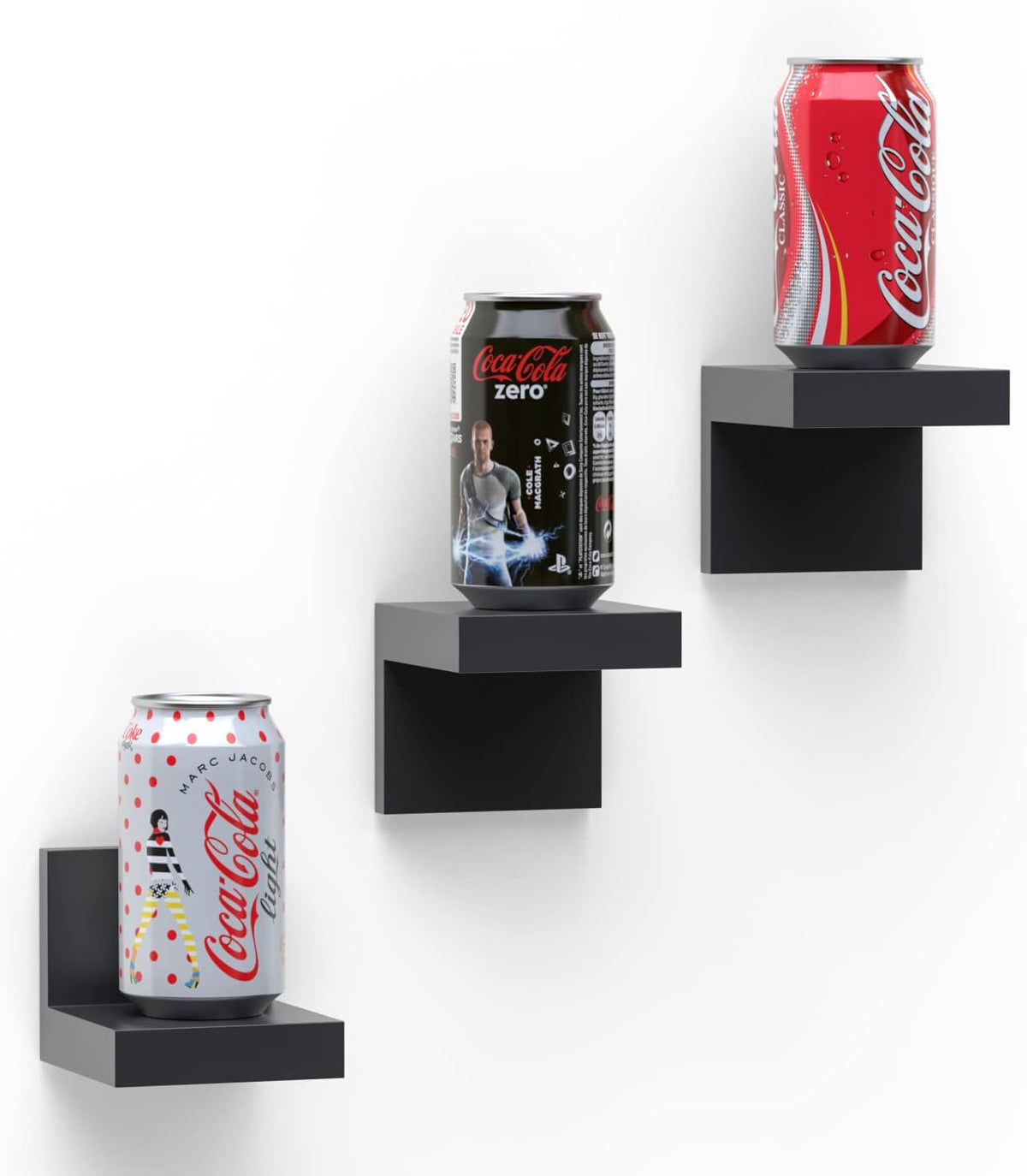 Estanterías Flotantes Pequeñas RICHER HOUSE 3-Pack, 4 Pulgadas