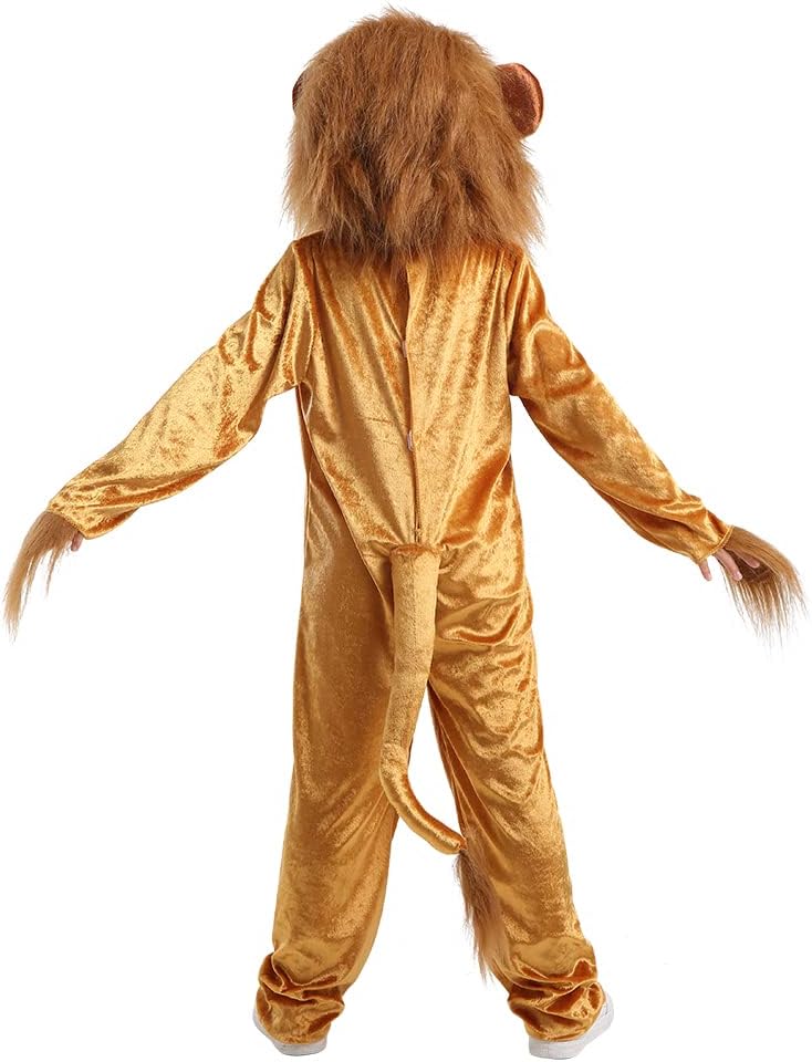 Disfraz de León Cuddly de Seasons, Animal, Talla 4-6 para Niños
