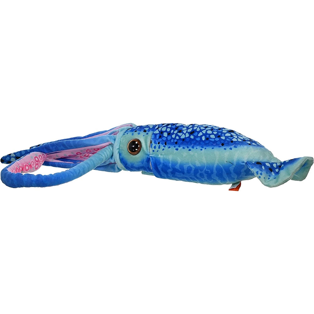 Peluche Calamar  animal para niños Azul