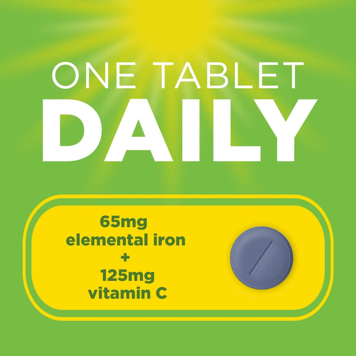 Suplemento Vitron-C de hierro y apoyo inmunológico 60 und