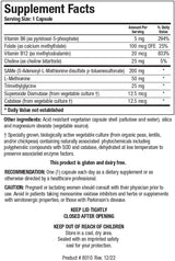 Suplemento BIOTICS Investigación SAMethylate Plus Same 60 un