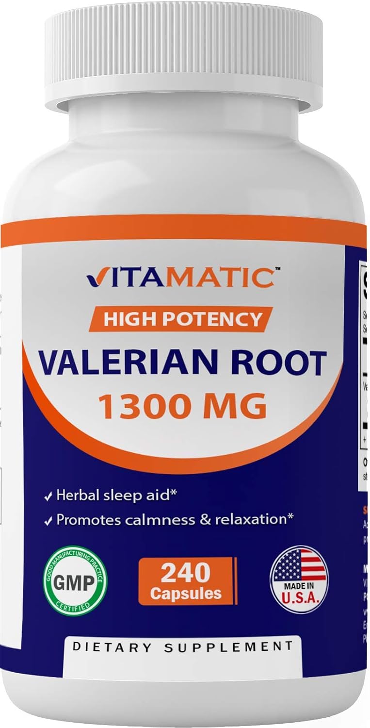 Suplemento Vitamatic Raíz de Valeriana 1300 mg 240 Cápsulas