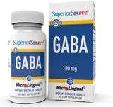 Suplemento GABA  microlingües de 100 mg de disolución rápida