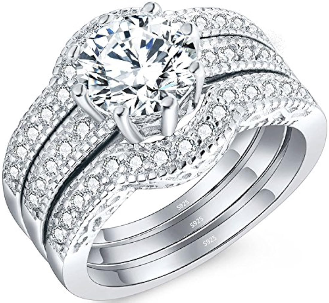 Mabella joyas de 2,50 quilates corona