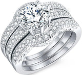 Mabella joyas de 2,50 quilates corona