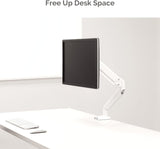 Brazo Monitor Fellowes Platino, 32, Rotación 360°, USB