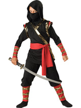 Disfraces de personajes Disfraz de ninja con capucha