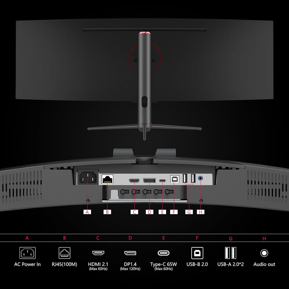 Monitor Curvo Ultrawide INNOCN 49 120Hz QHD 5120x1440 49C1R