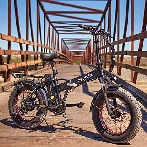 Bicicleta eléctrica Heybike Mars, 1000W, 50 millas, 20 x 4.0