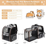 Mochila expandible para perros gatos medianos para viajes