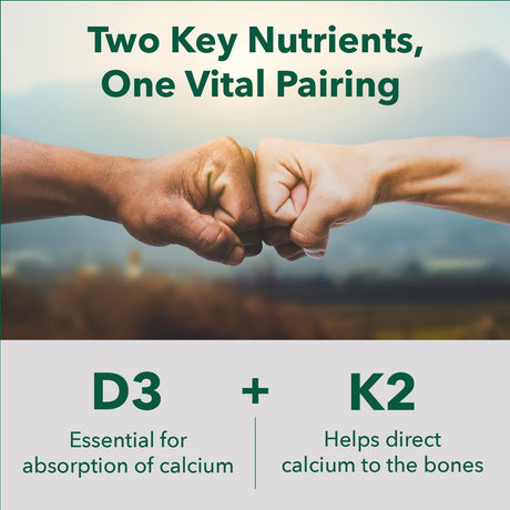 PlantFusion Vitamina D3 + K2 Orgánica Vegana 5000 IU, 60 Cápsulas