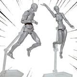 Maniquí de Dibujo AXITWXIT, Figura para Artistas, Set Masculino+Femenino