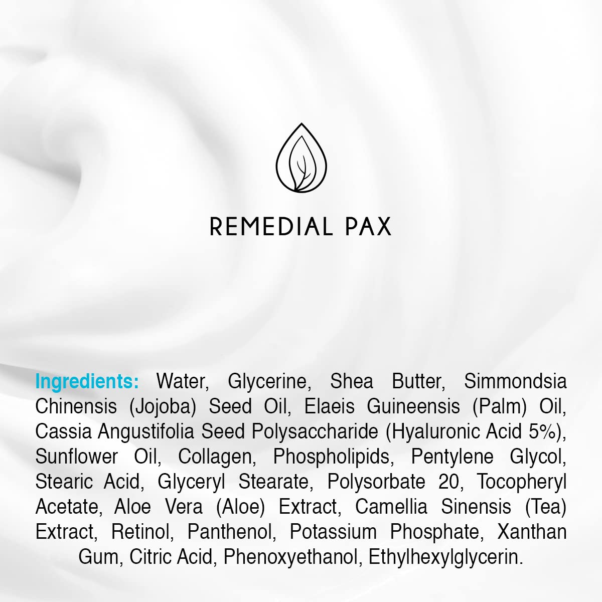 Crema de retinol para la cara REMEDIAL PAX hidratante facial