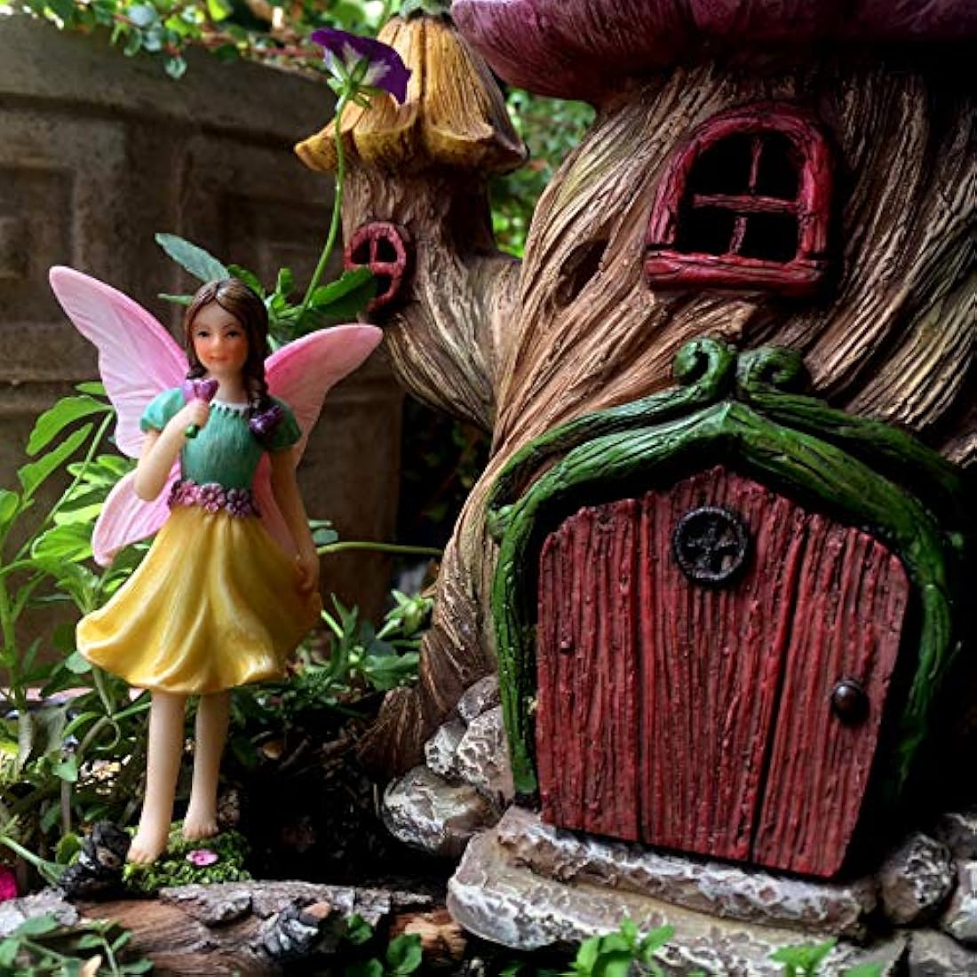 Casa de hadas para jardín - kit de accesorios.