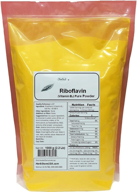 Riboflavina B2 Pura en Polvo 100g Sin Marca