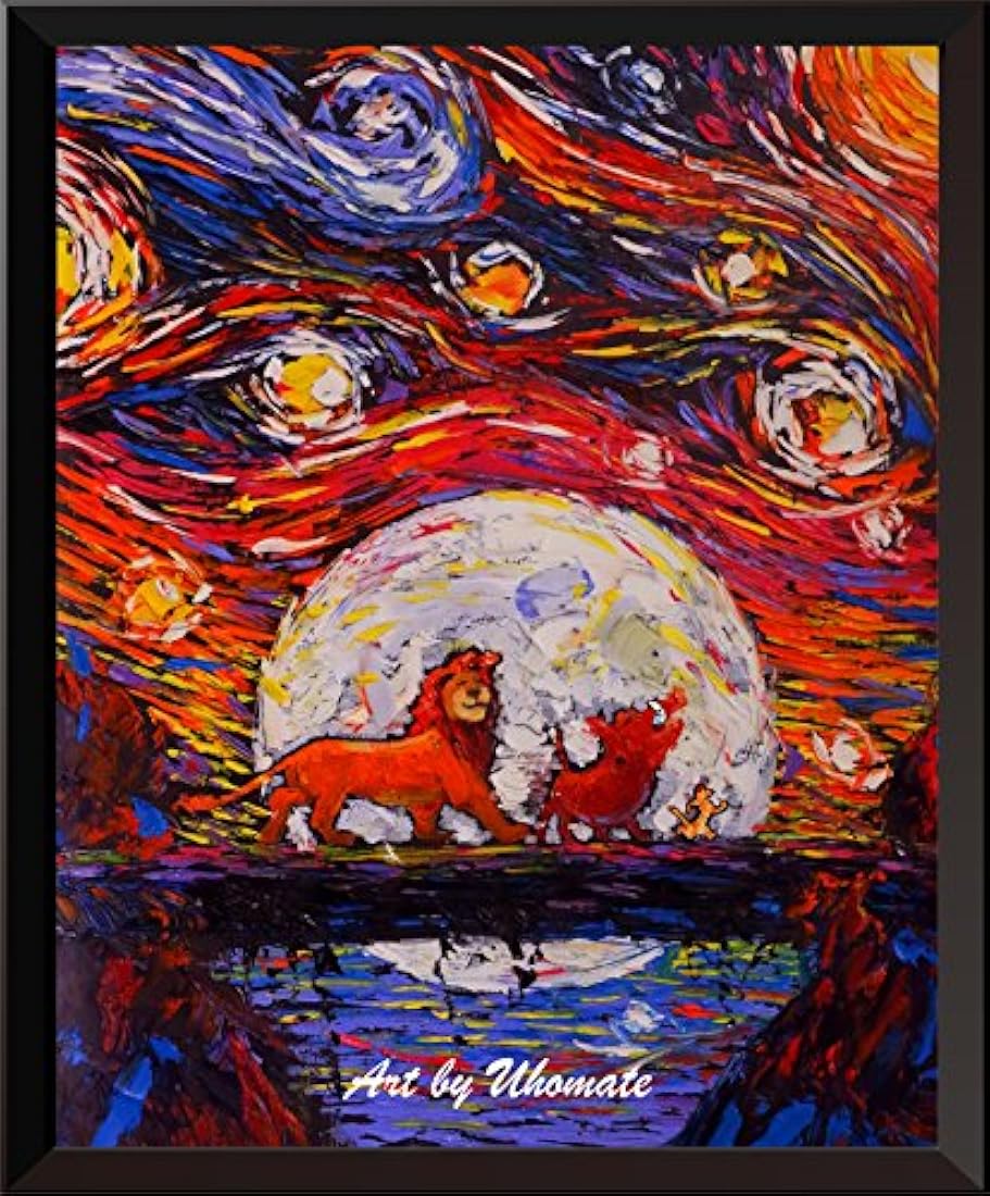 Poster decorativo del Rey León.