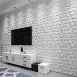 Revestimiento con textura 3D para pared Art3d color gris