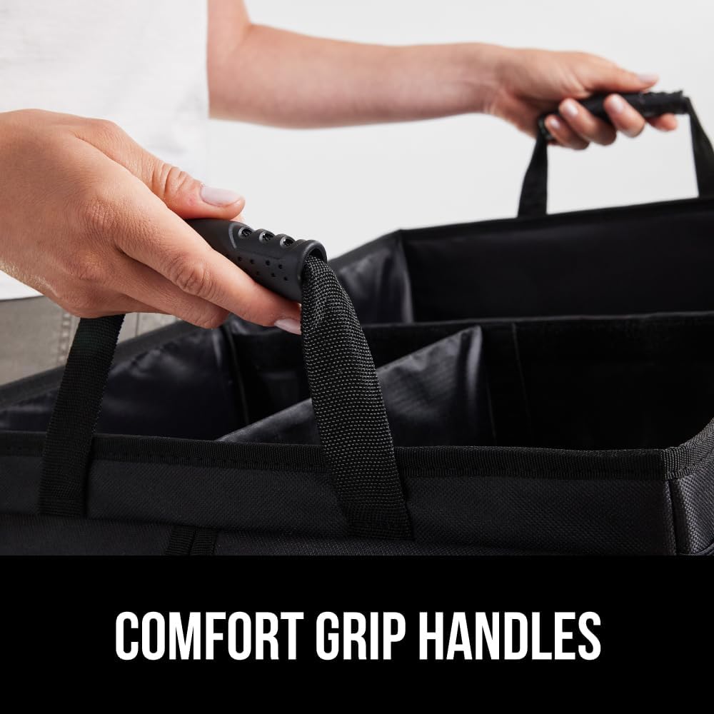 Organizador de maletero Gorilla Grip, resistente y plegable