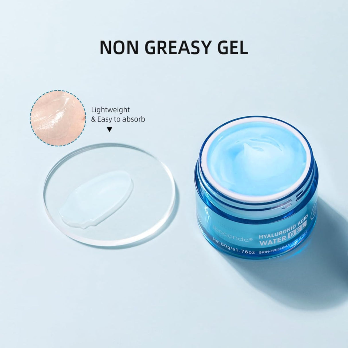 Crema hidratante facial de ácido hialurónico gel de agua