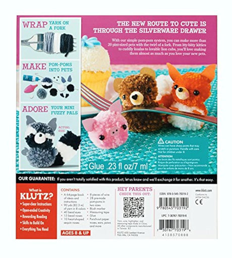 Klutz Libro para hacer tus propias mascotas de minipompones