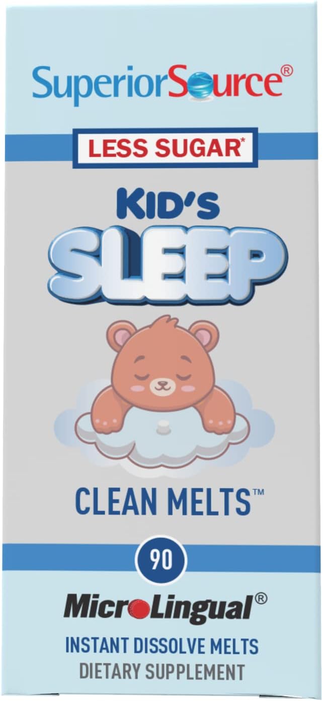 Suplemento Sleep para niños  Clean Melts microlingües