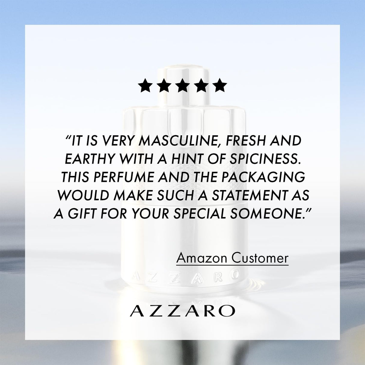 Perfume energizante e intensa para hombre Azzaro