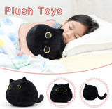 Peluche de felpa con diseño de forma de gato