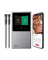 Termómetro de carne inalámbrico, Bluetooth, 2 sondas, modelo XYZ