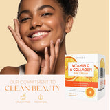Hidratante facial diario de vitamina C y colágeno Skin 2.0