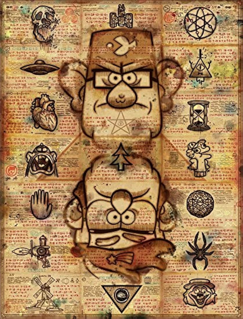 Gravity Falls Secret Mensajes - Póster