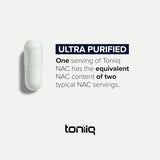 Suplemento NAC 1300mg Toniiq - Alta Pureza y Bioavailable